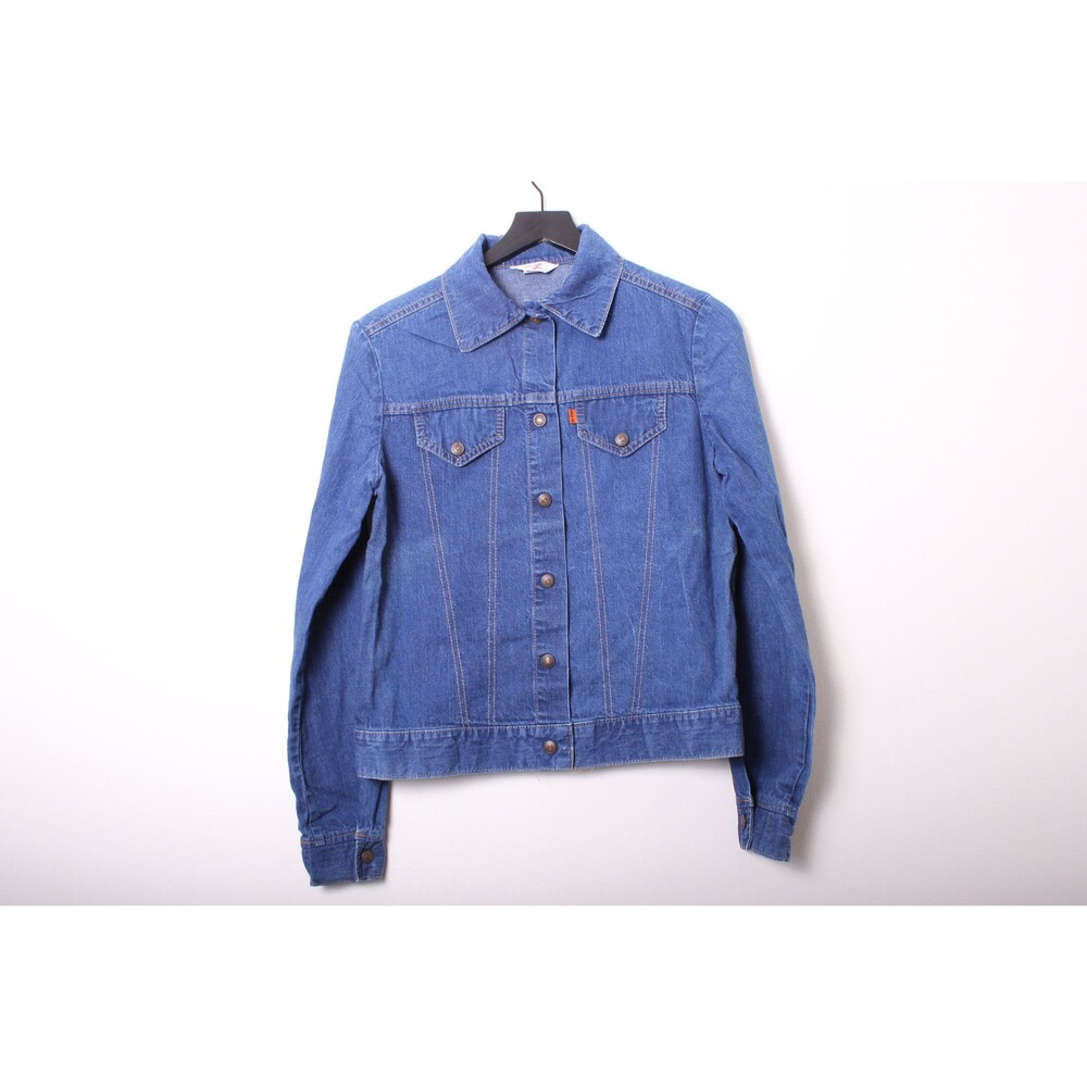 Vintage 70s Levis Orange Tab Light-Weight Denim Womenโs Jacket - S/M